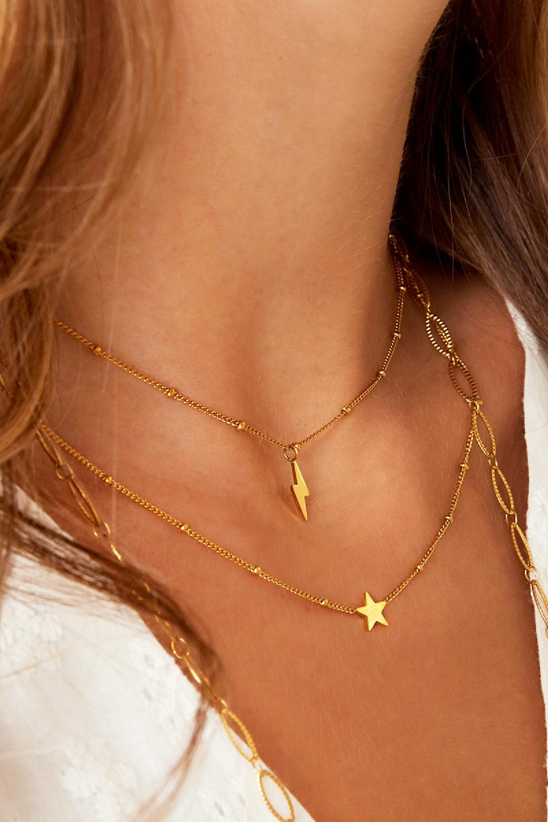 Golden Star Necklace