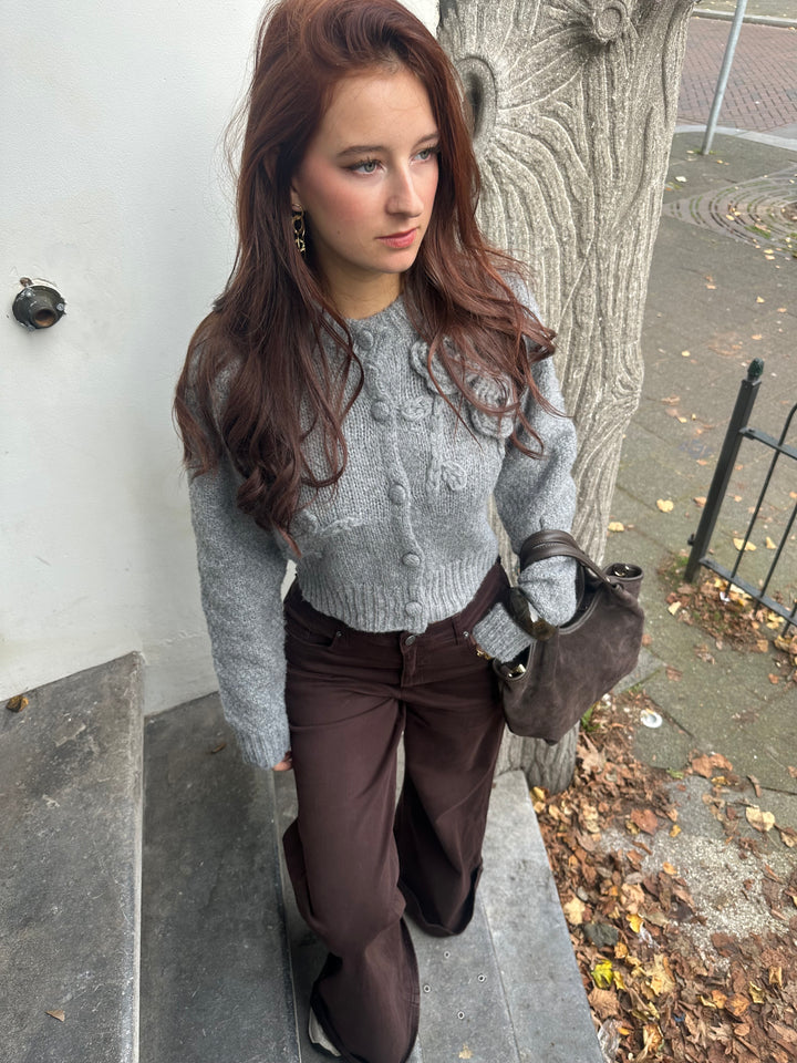 Grey Knitted Cutie