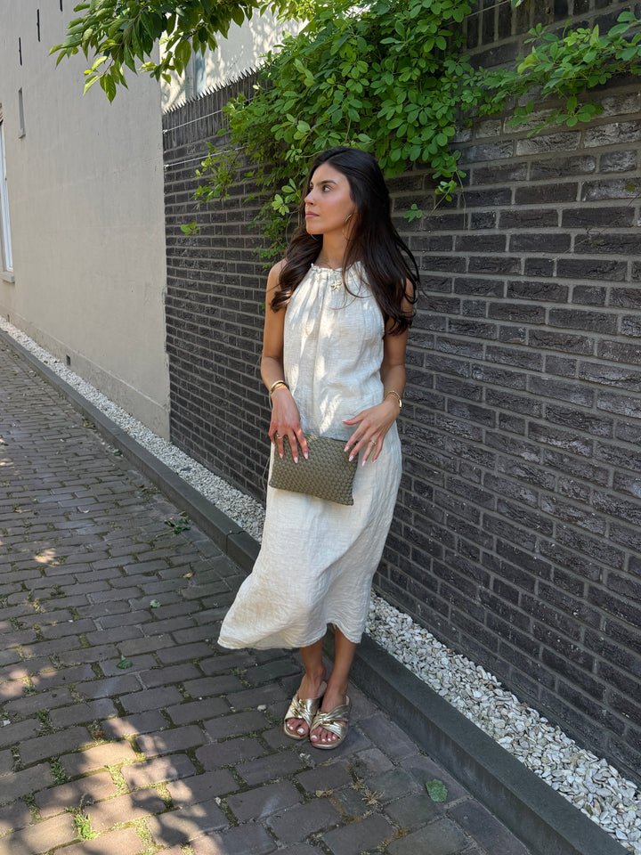 Linen Halter Dress