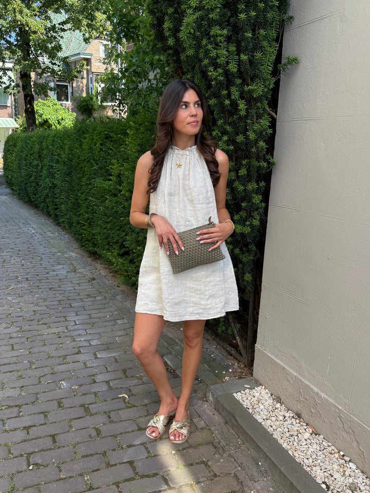 Lilou Linen Halter Dress
