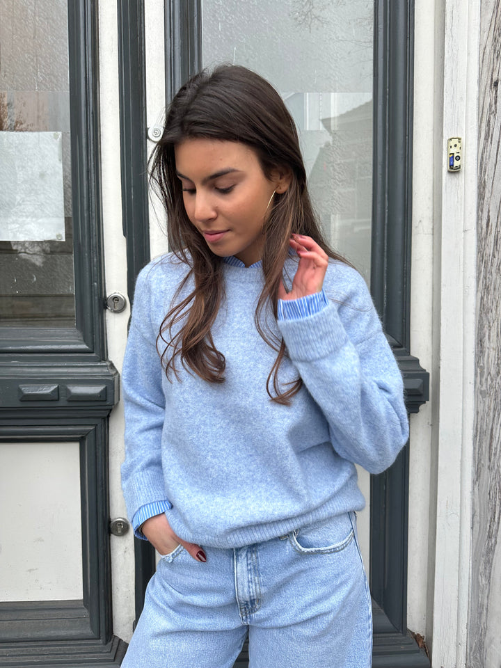 Layered Knit Sweater