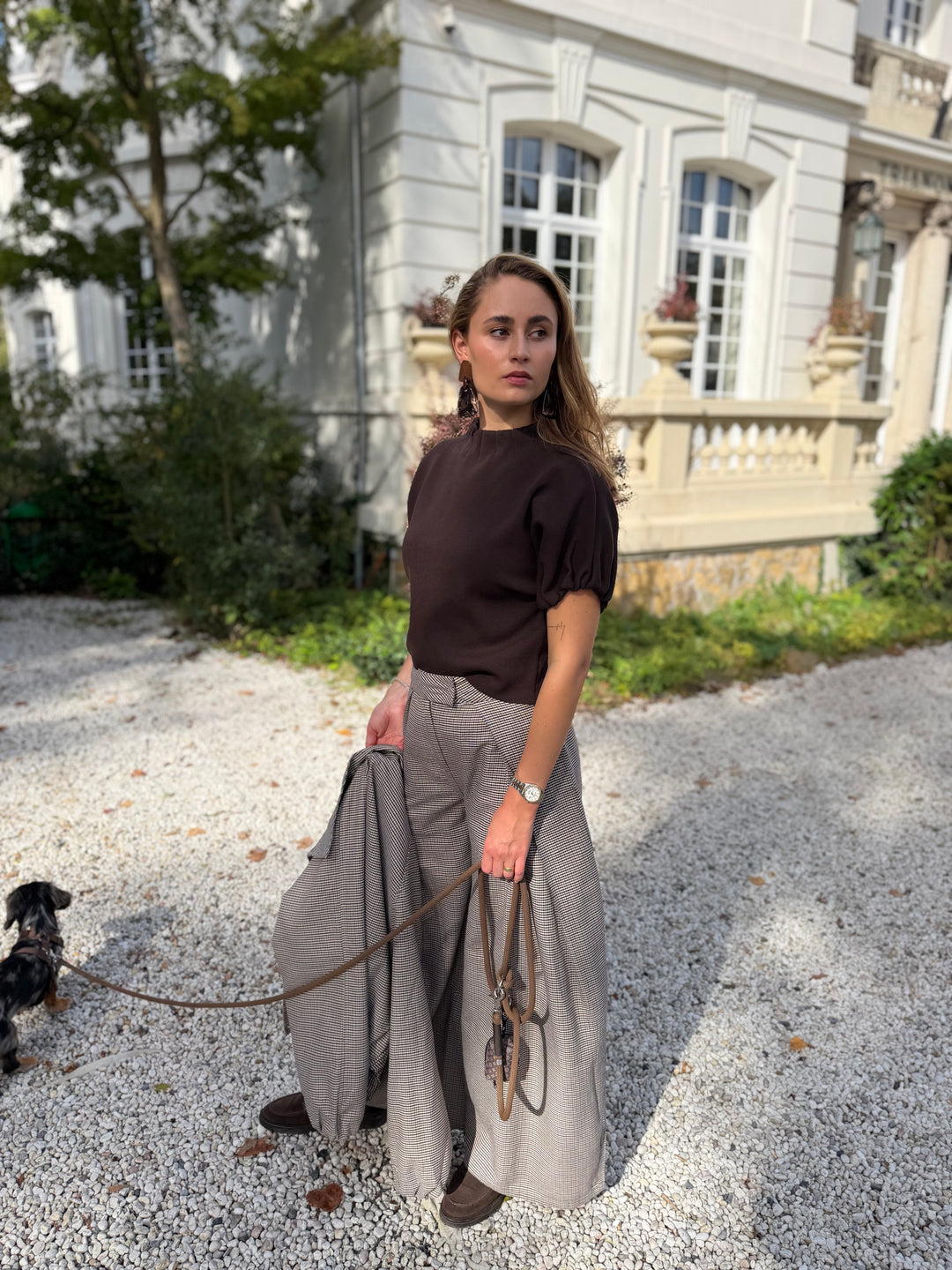 Puffy Sleeve Knit