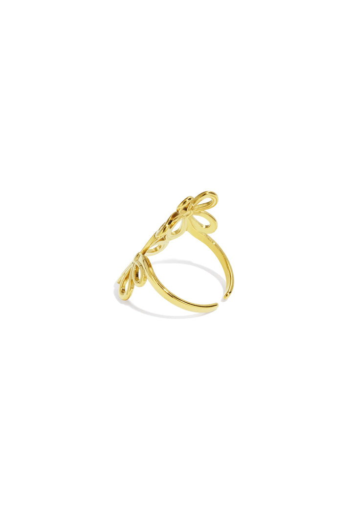 Golden Flower Ring