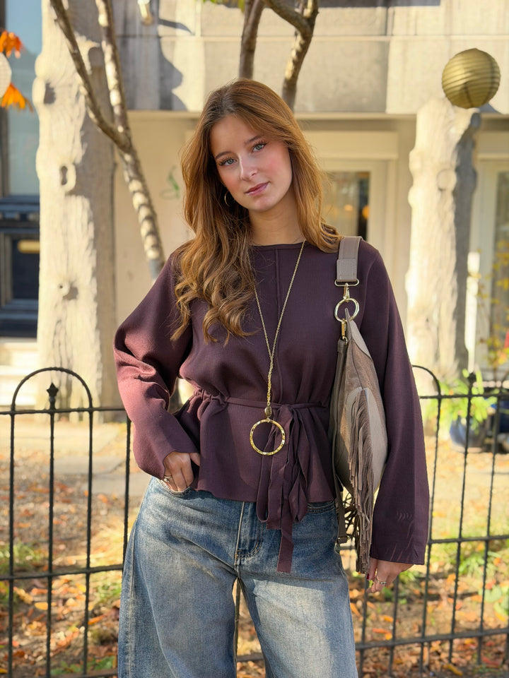 Marlou Wrap Sweater