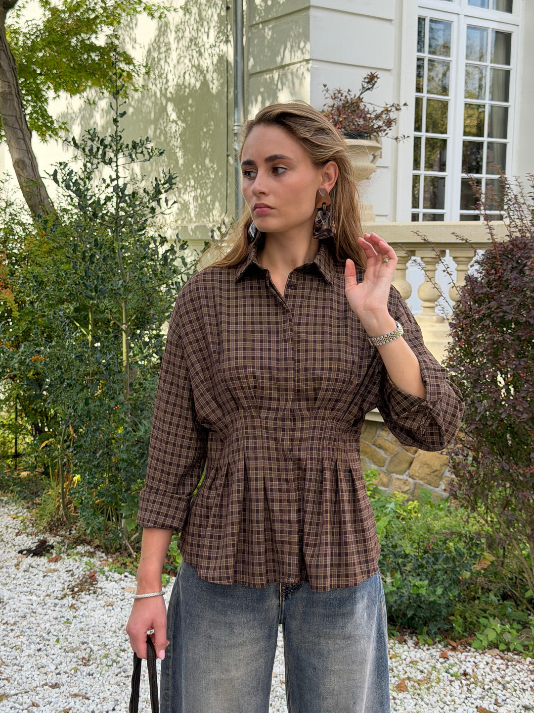 Billy Check Blouse