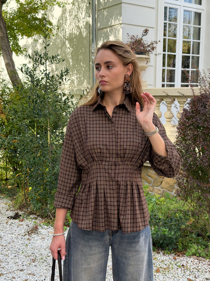Billy Check Blouse