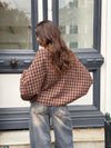 Lux Check Blouse