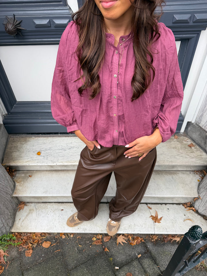 Saar Linen Blouse