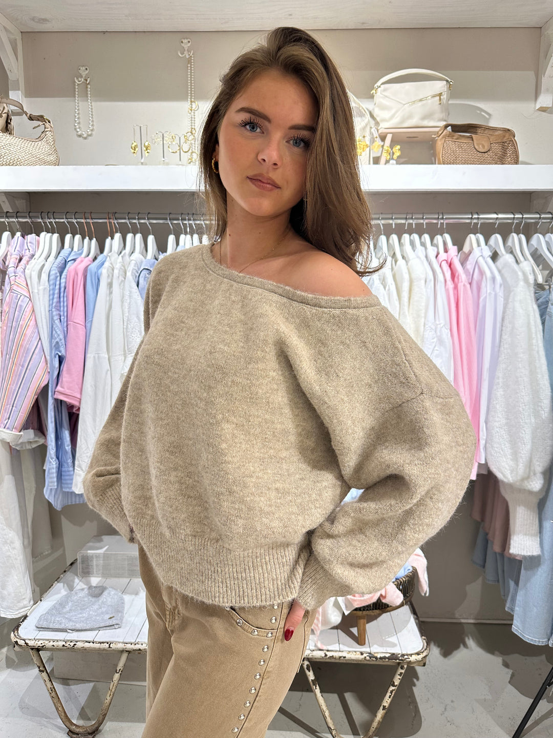 Noa Off-Shoulder Knit