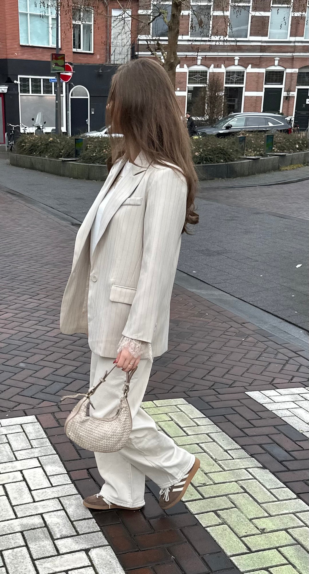 Refined Pinstripe Blazer