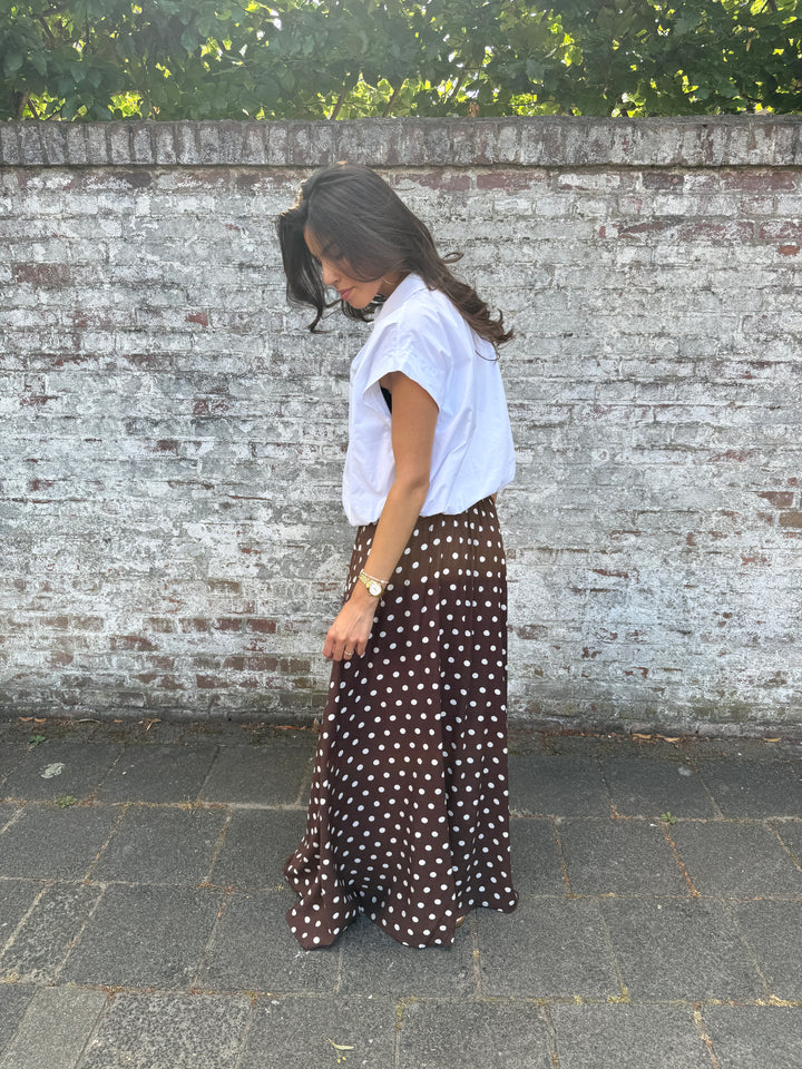 Choco Brown Maxi Skirt - PRE ORDER