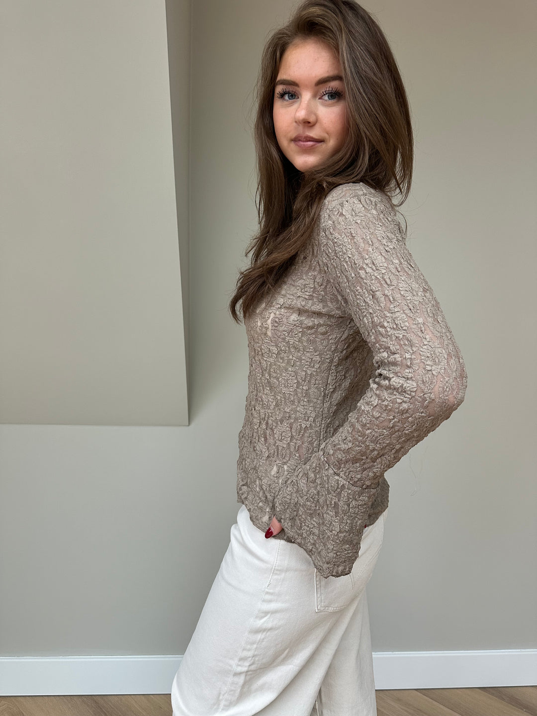 Rosalie Lace Flare Top