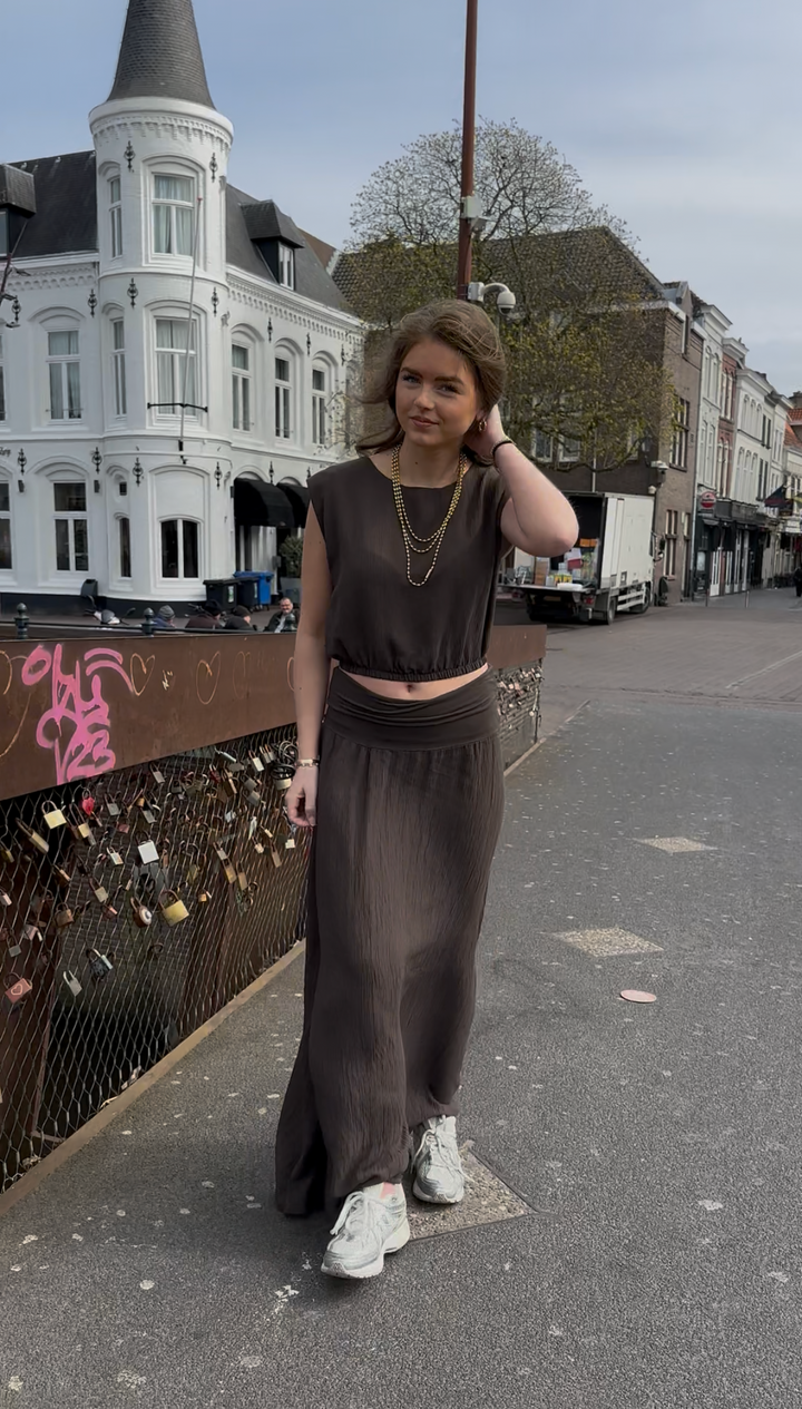 Brown Ibiza Skirt