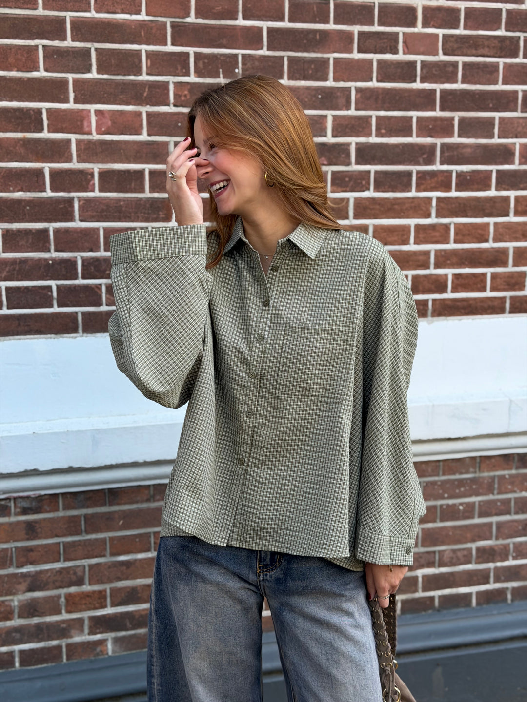 Jula Grid Blouse