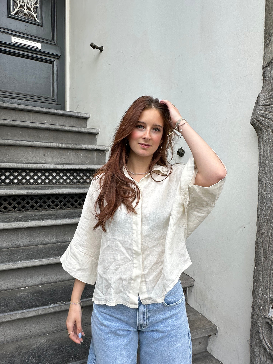 Loulou Linen Day Blouse