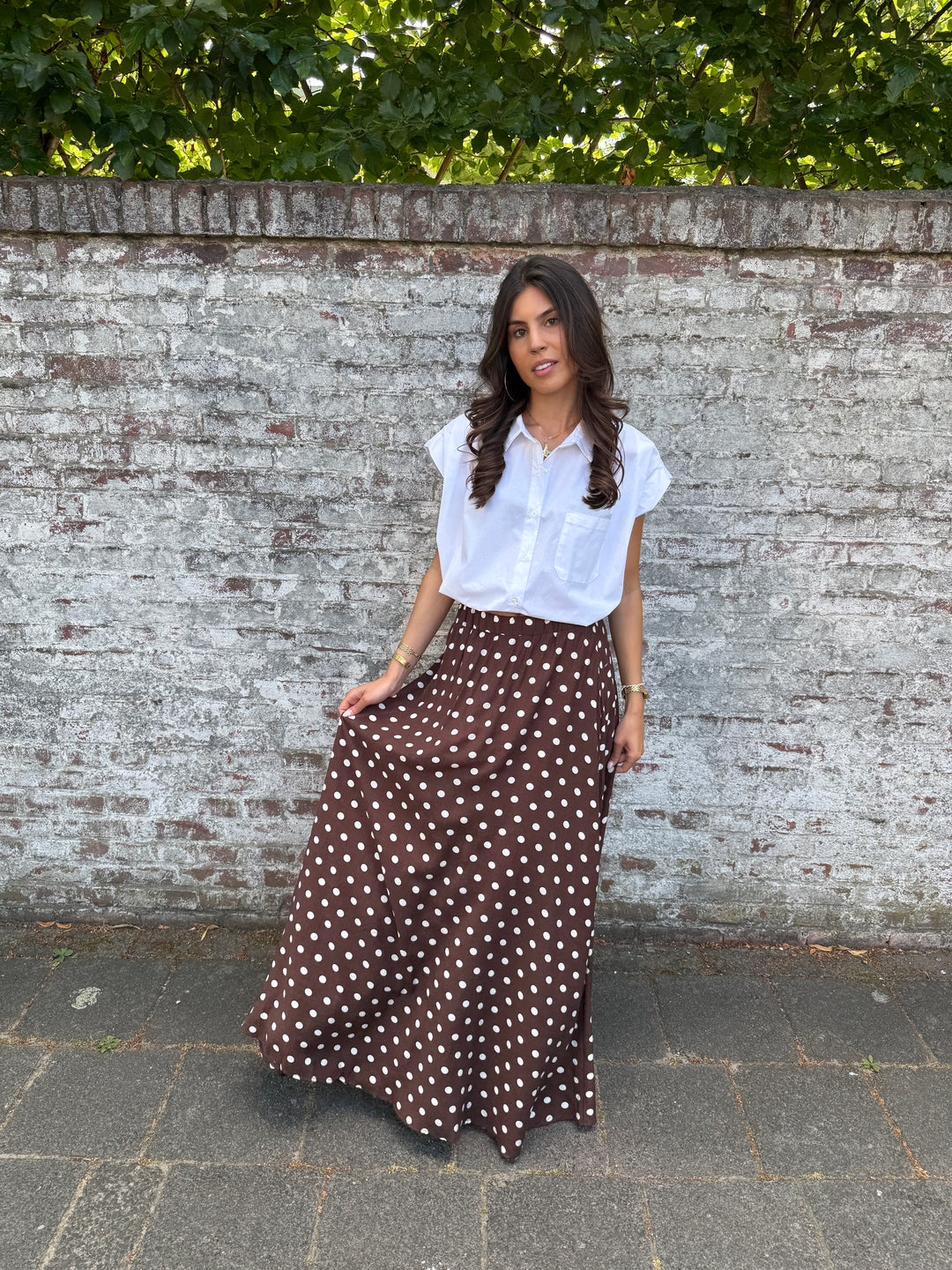Choco Brown Maxi Skirt - PRE ORDER