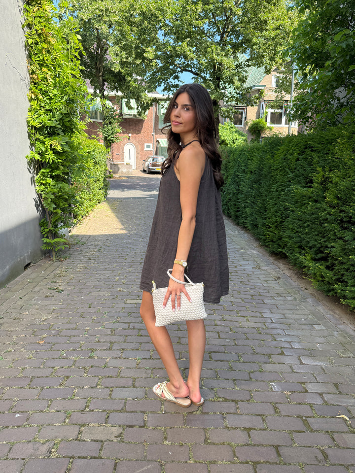 Lilou Linen Halter Dress