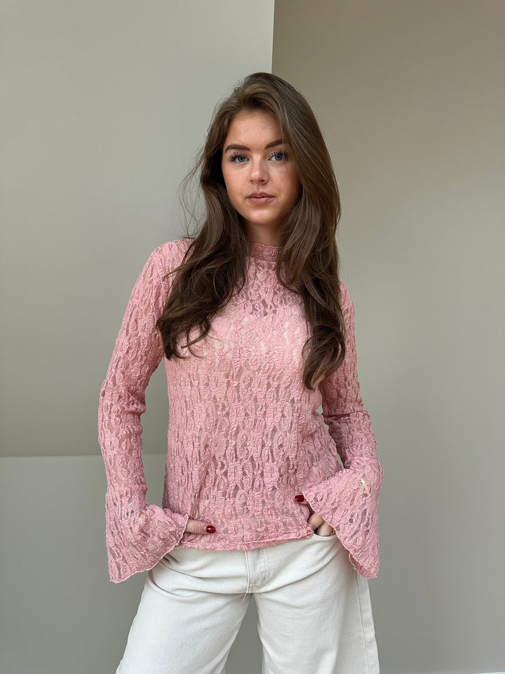 Rosalie Lace Flare Top