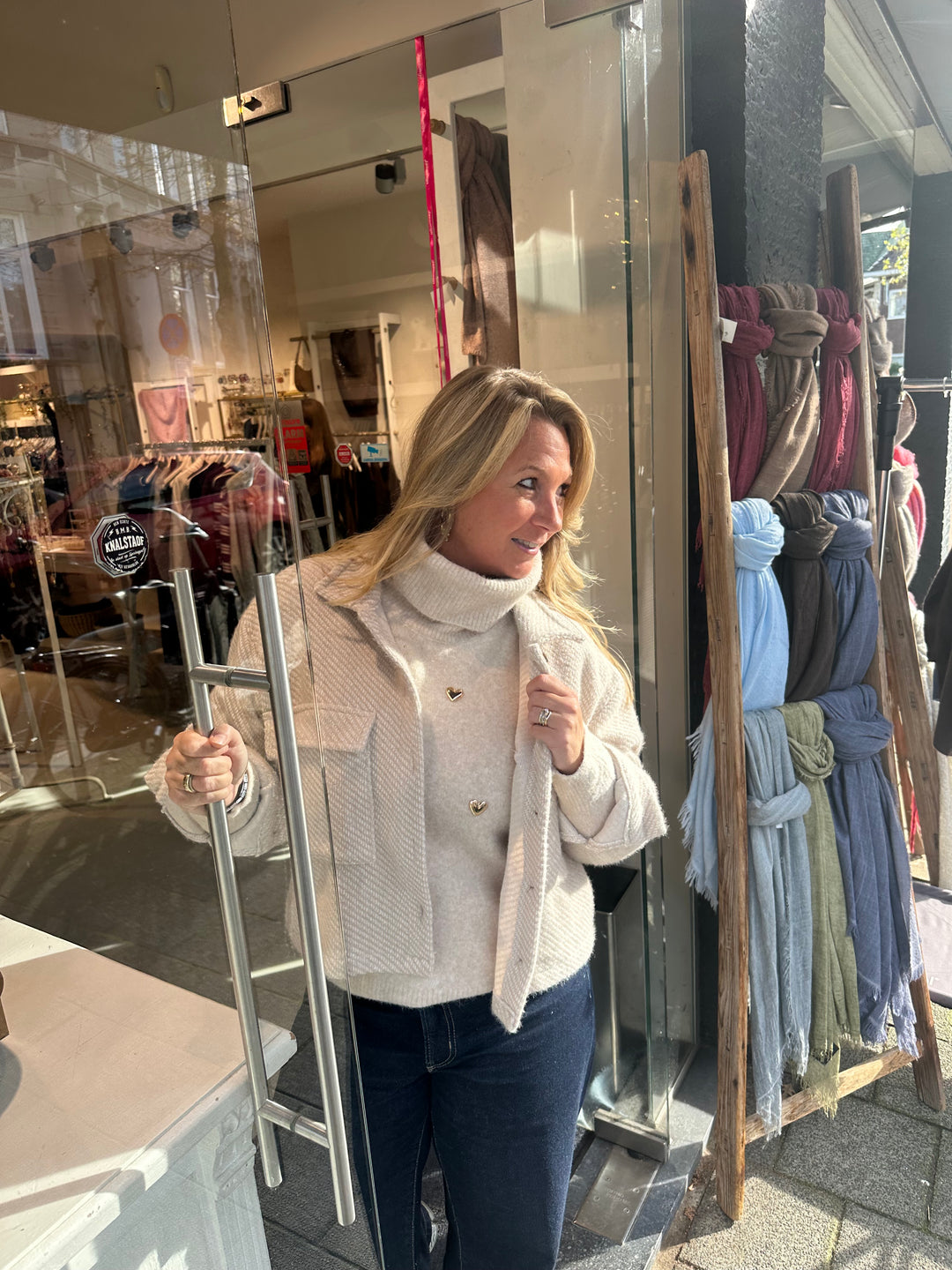 Heart Turtleneck Sweater