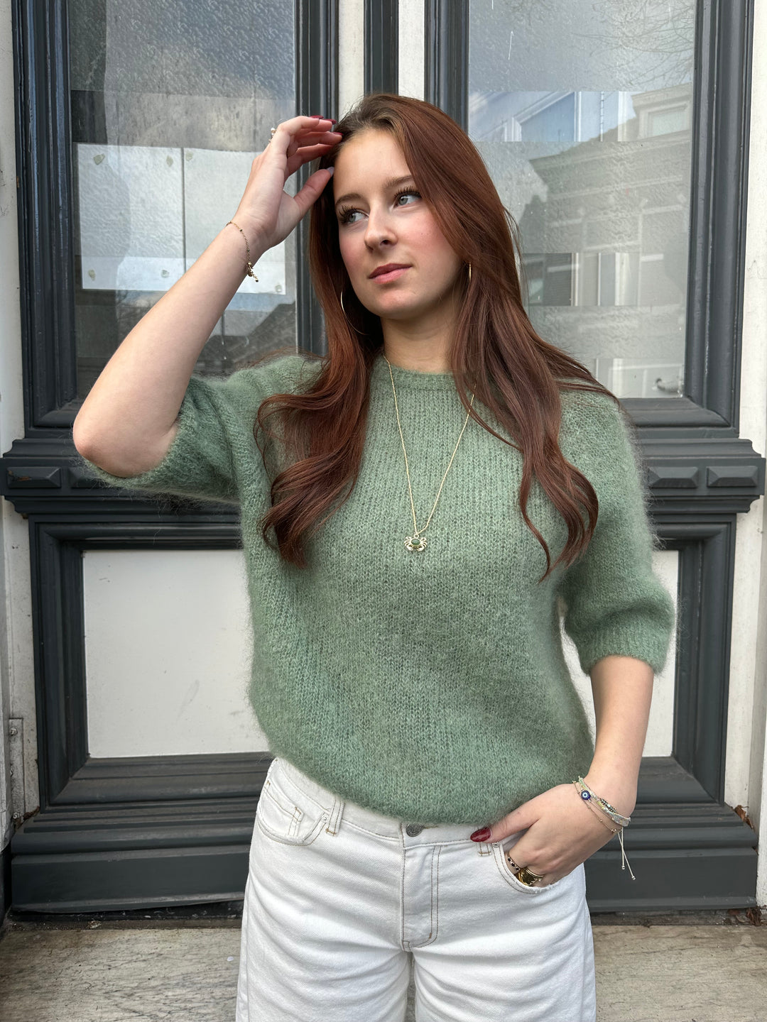 Spring Fuzzy Knit