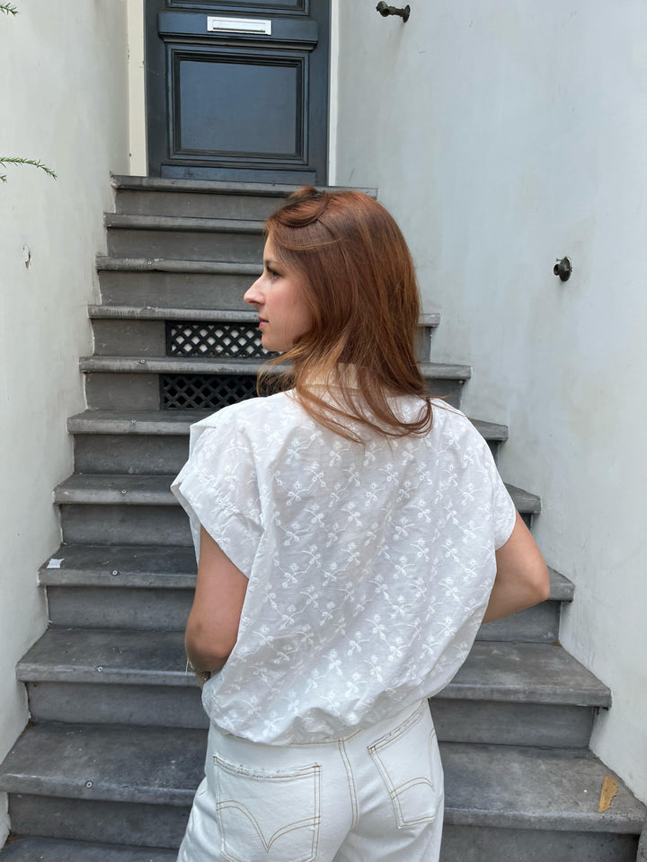 Amalfi Embroidery Blouse