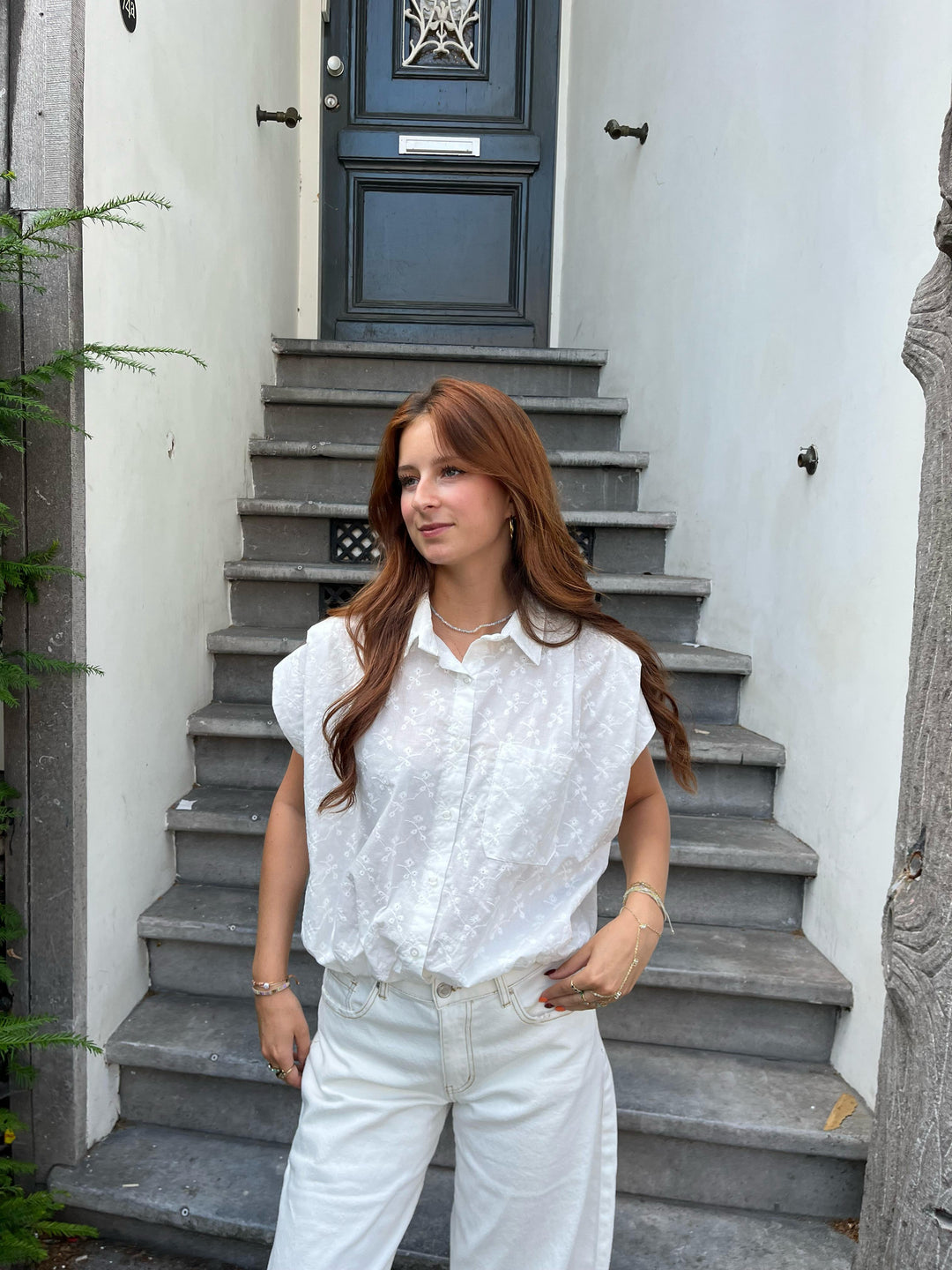 Amalfi Embroidery Blouse