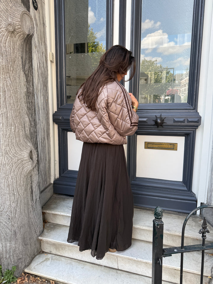 Maxi Plissé Skirt