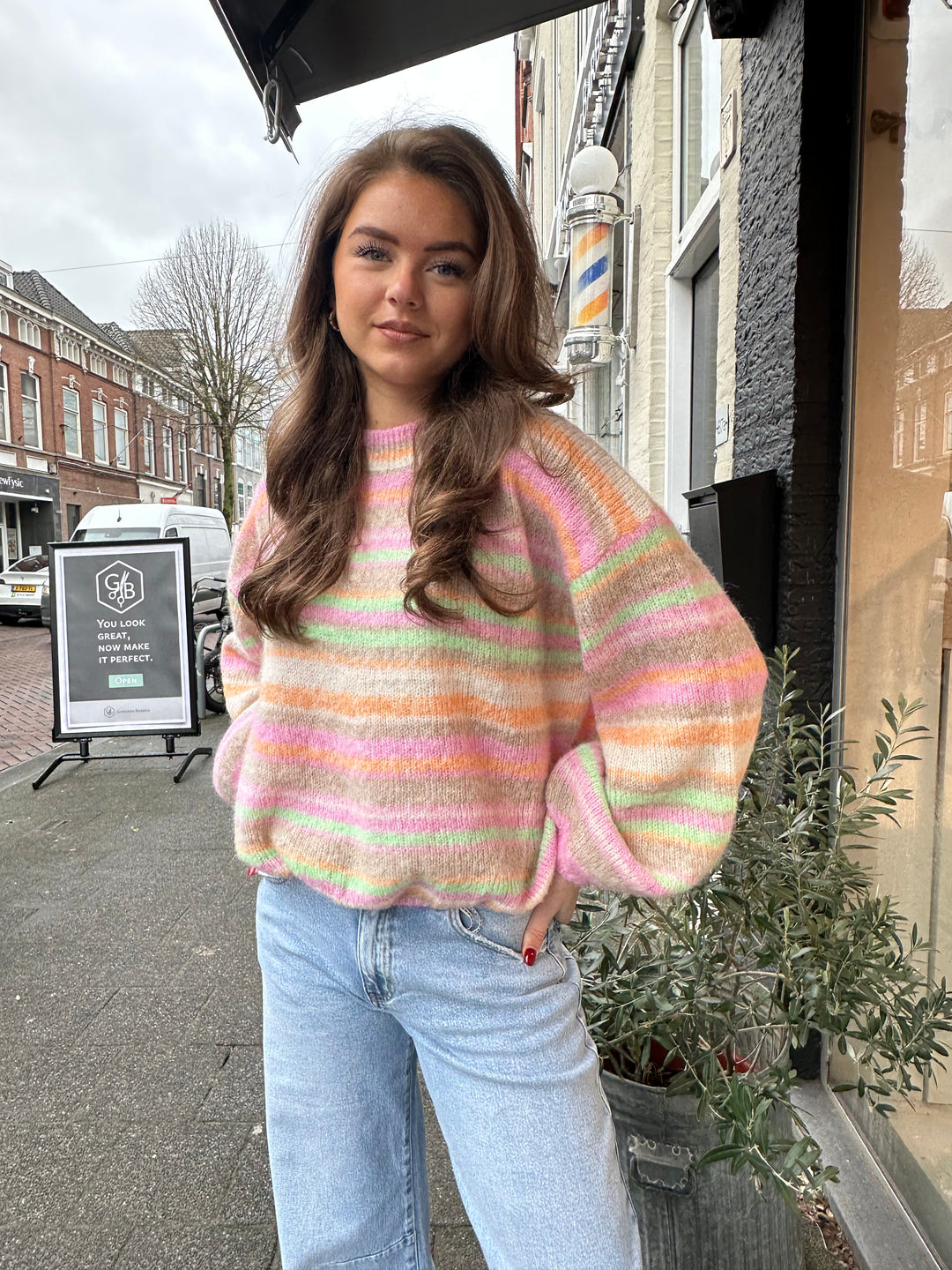 Pastel Stripe Knit