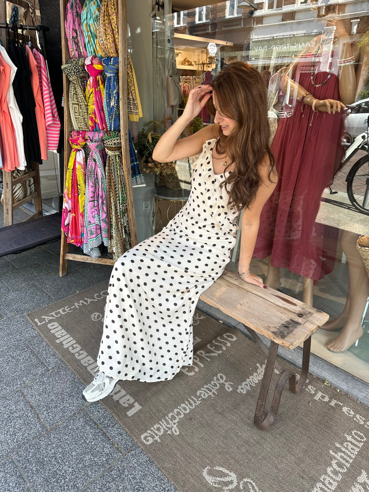 Lola Dot Maxi Dress