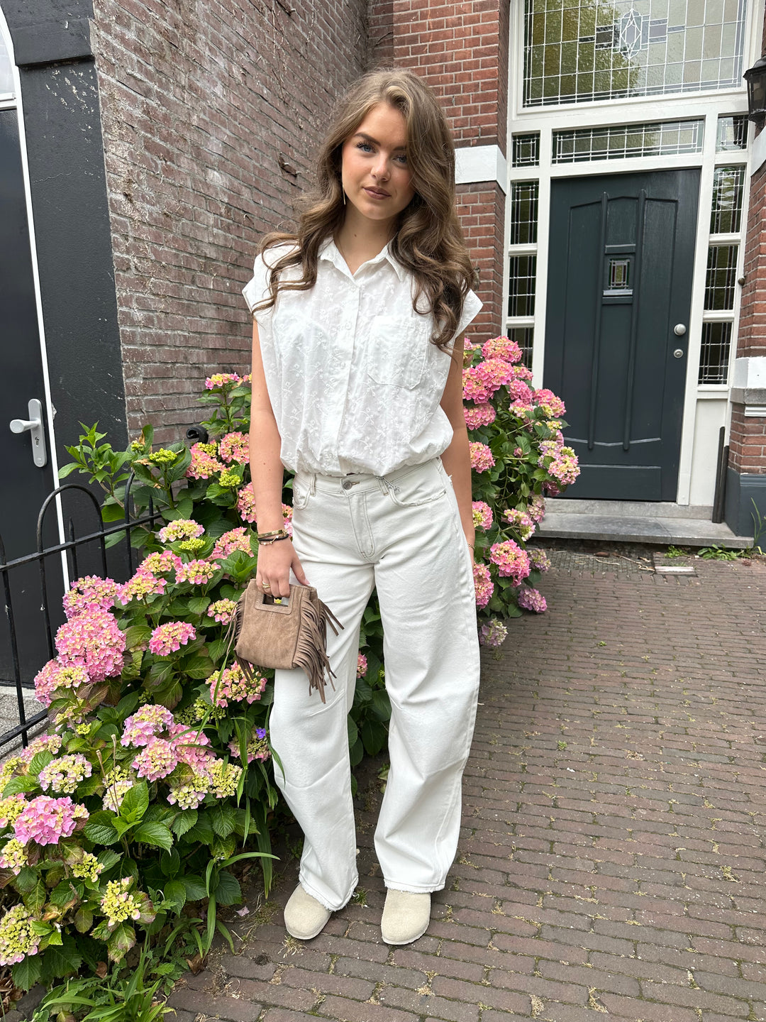 Barrel Jeans Off-White
