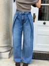 Pleated Tall Jeans