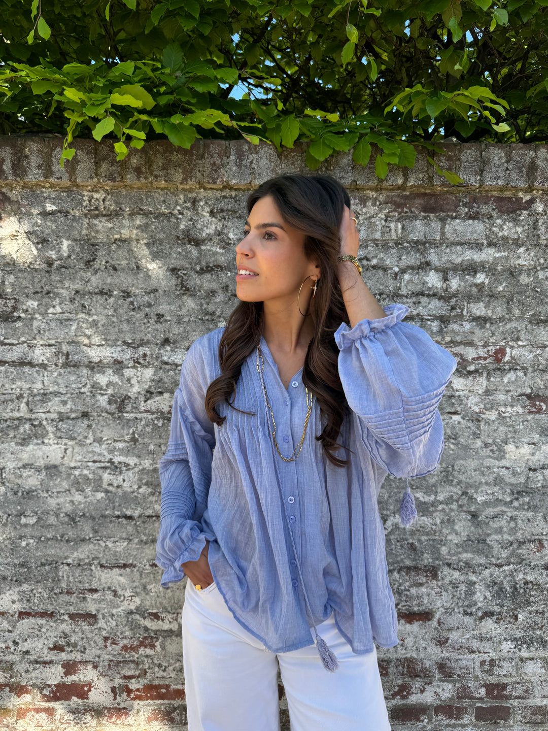 Boho Lila Blouse