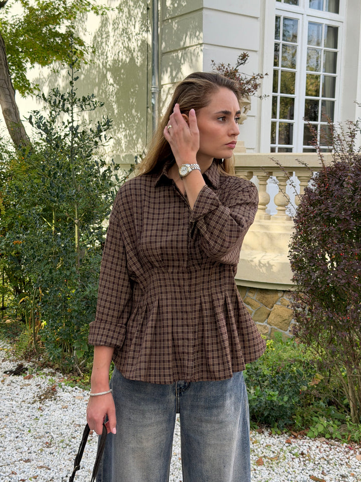 Billy Check Blouse
