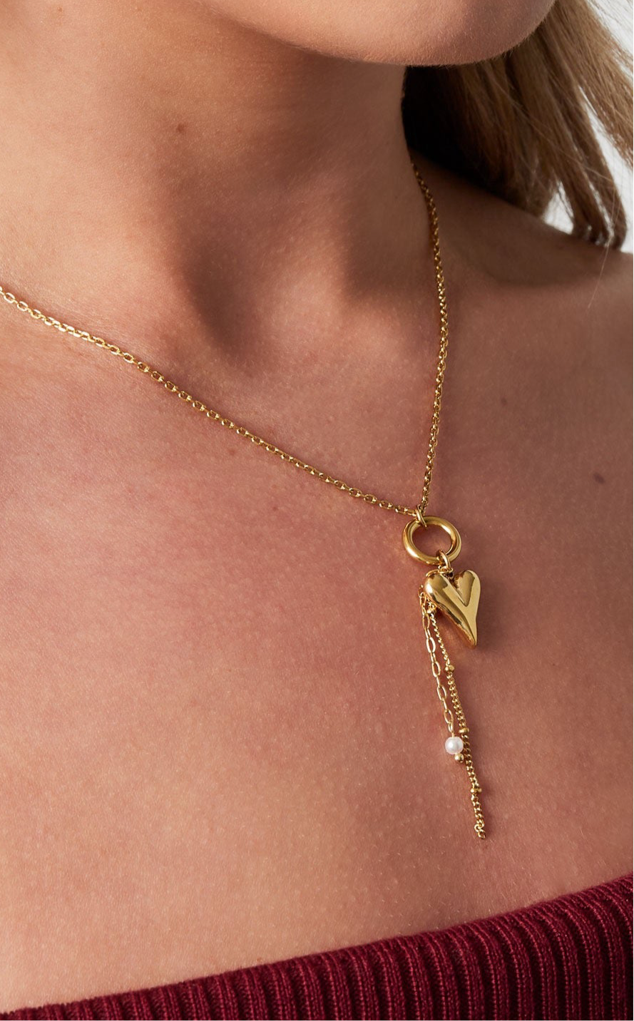 Belle Amour Drop Necklace