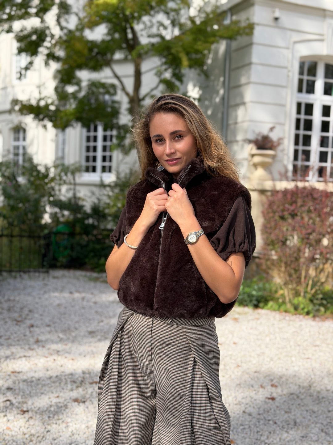 Mila Faux Fur Bodywarmer