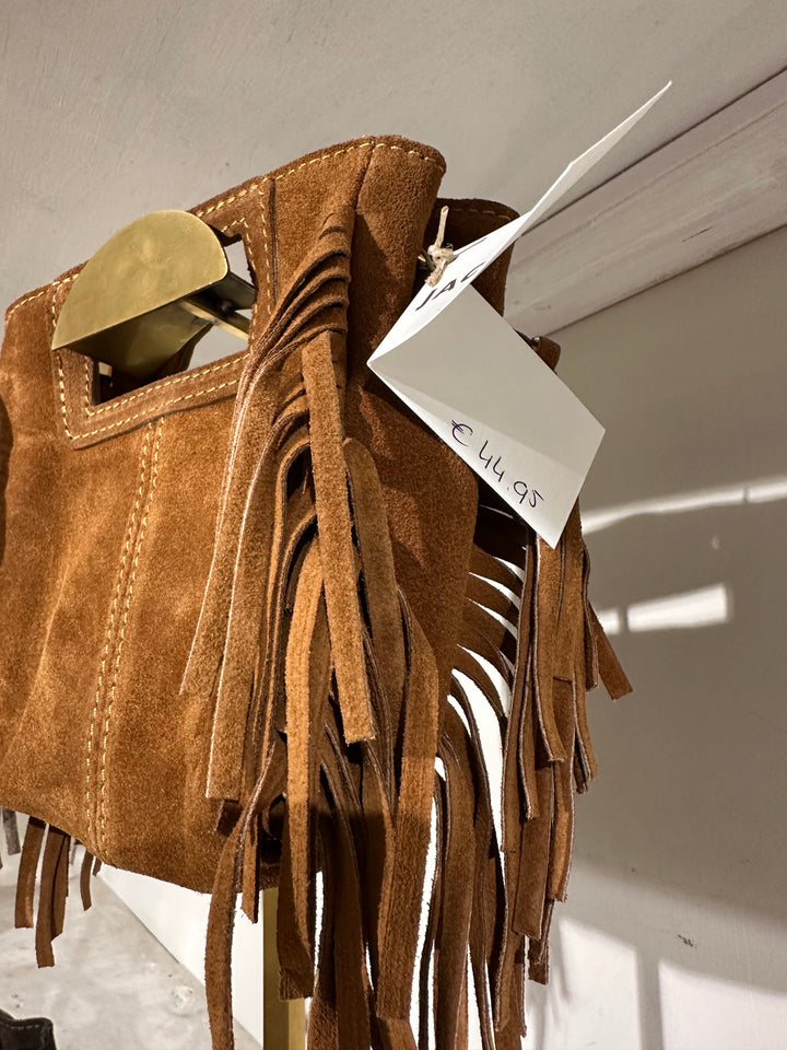 Suede Fringe Bag