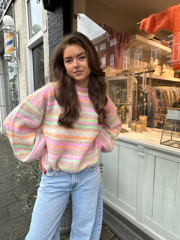 Pastel Stripe Knit