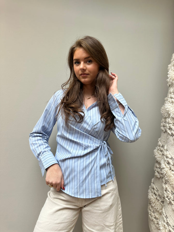 Sky Wrap Blouse