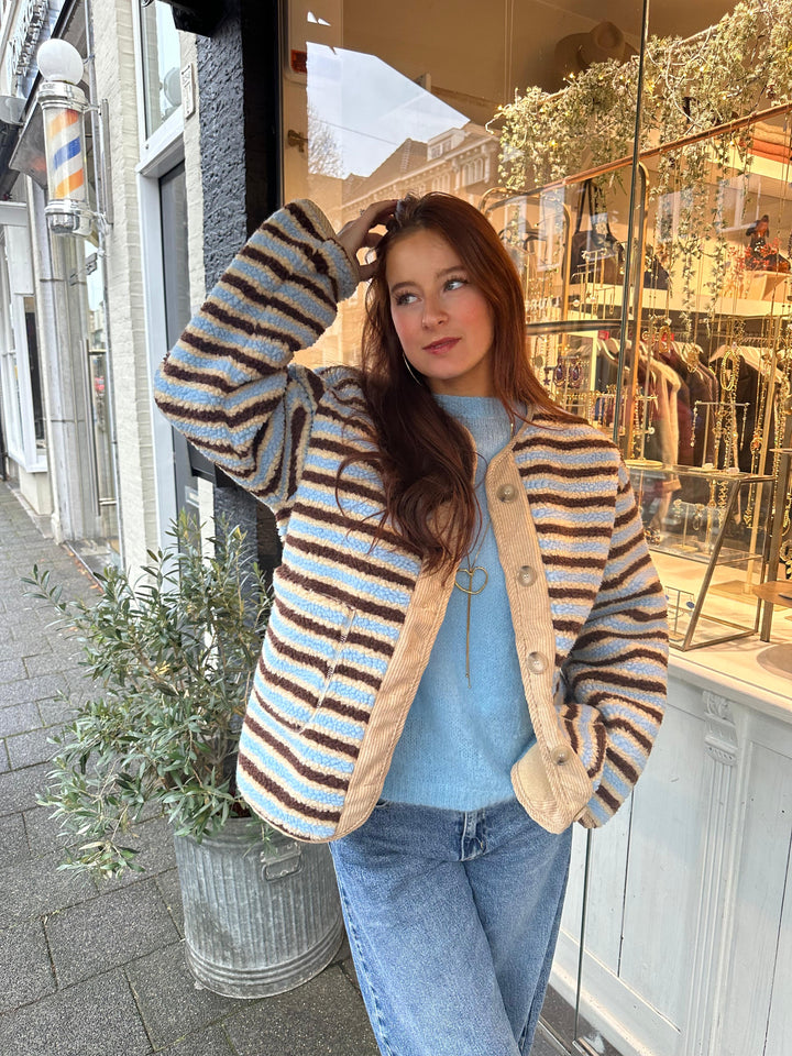 Striped Teddy Jacket