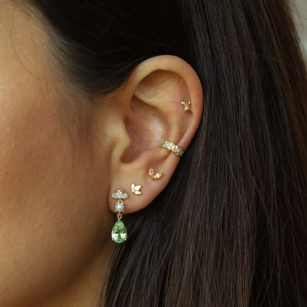 KARMA Tiny Double Leaves CHAMPAIGN