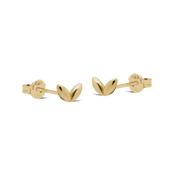 KARMA 14K Gold Plated Double Leaves