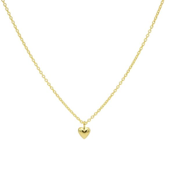KARMA 14K Gold Necklace 3D Heart