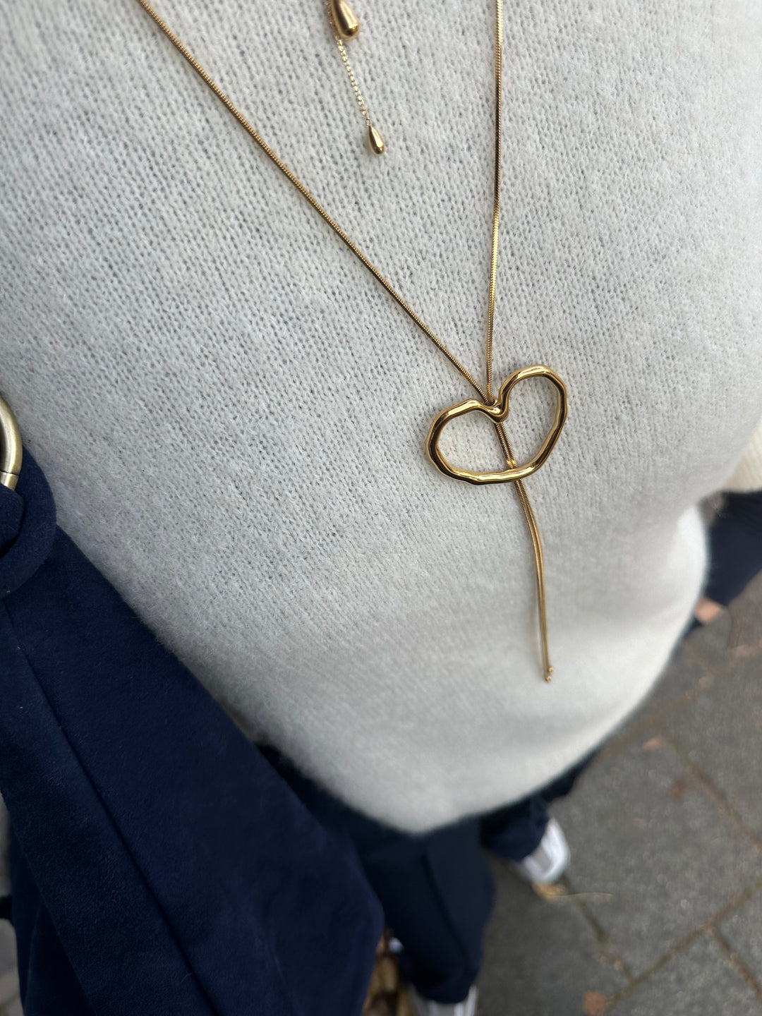 Sliding Heart Necklace
