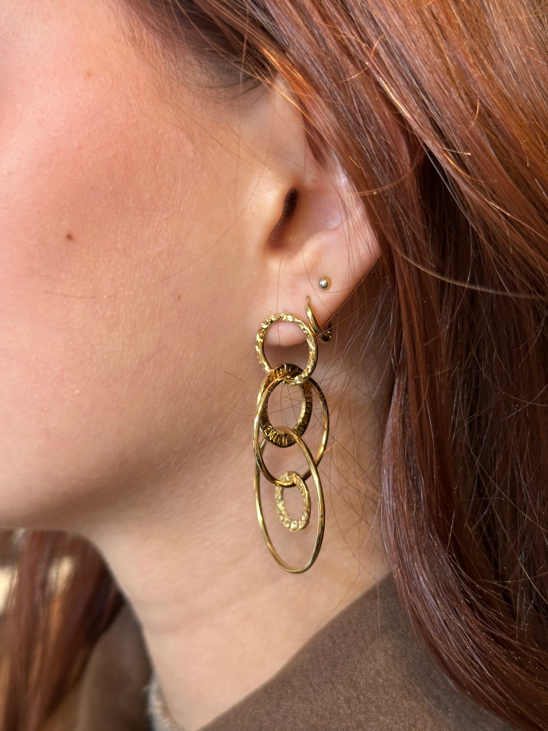 Triple Glow Earrings