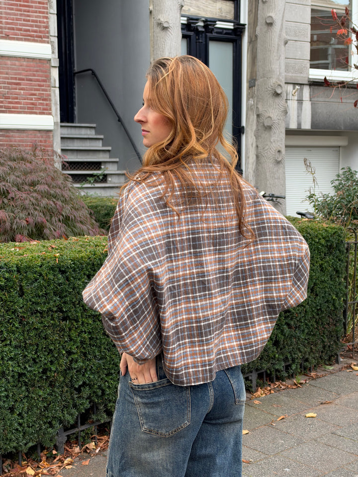 Isis Check Blouse