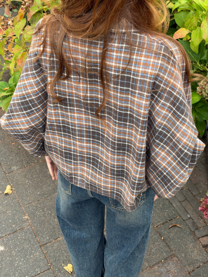Isis Check Blouse
