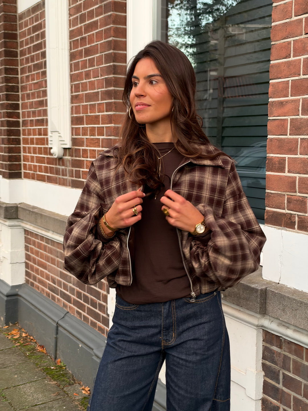 Romy Check Jacket
