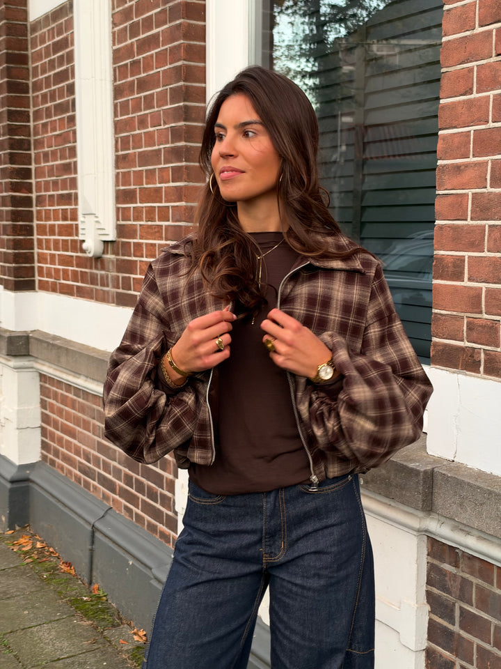 Romy Check Jacket