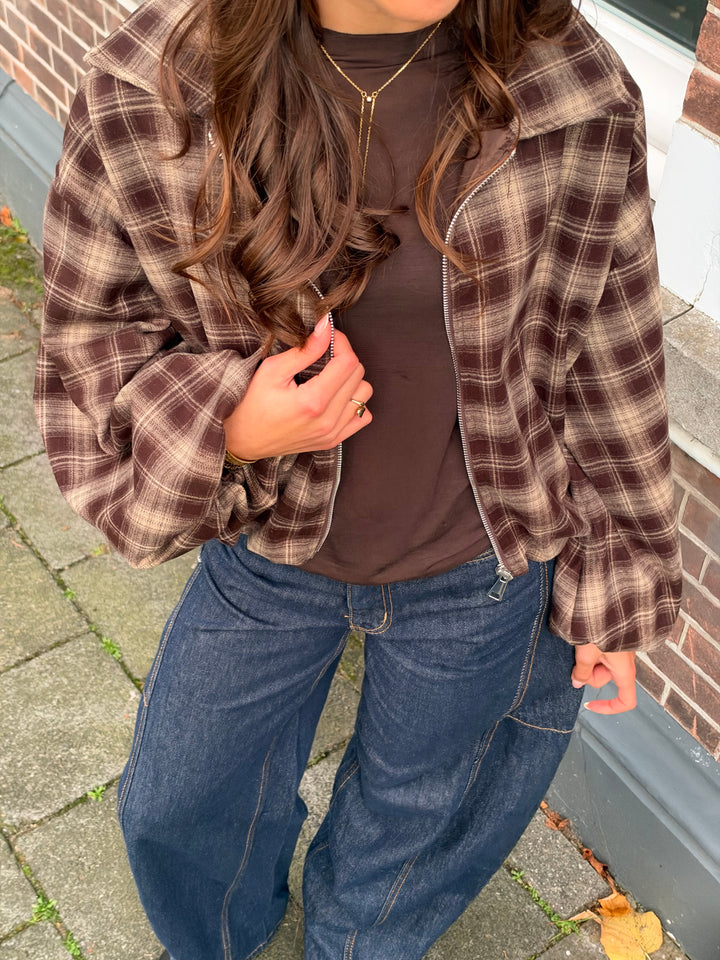 Romy Check Jacket