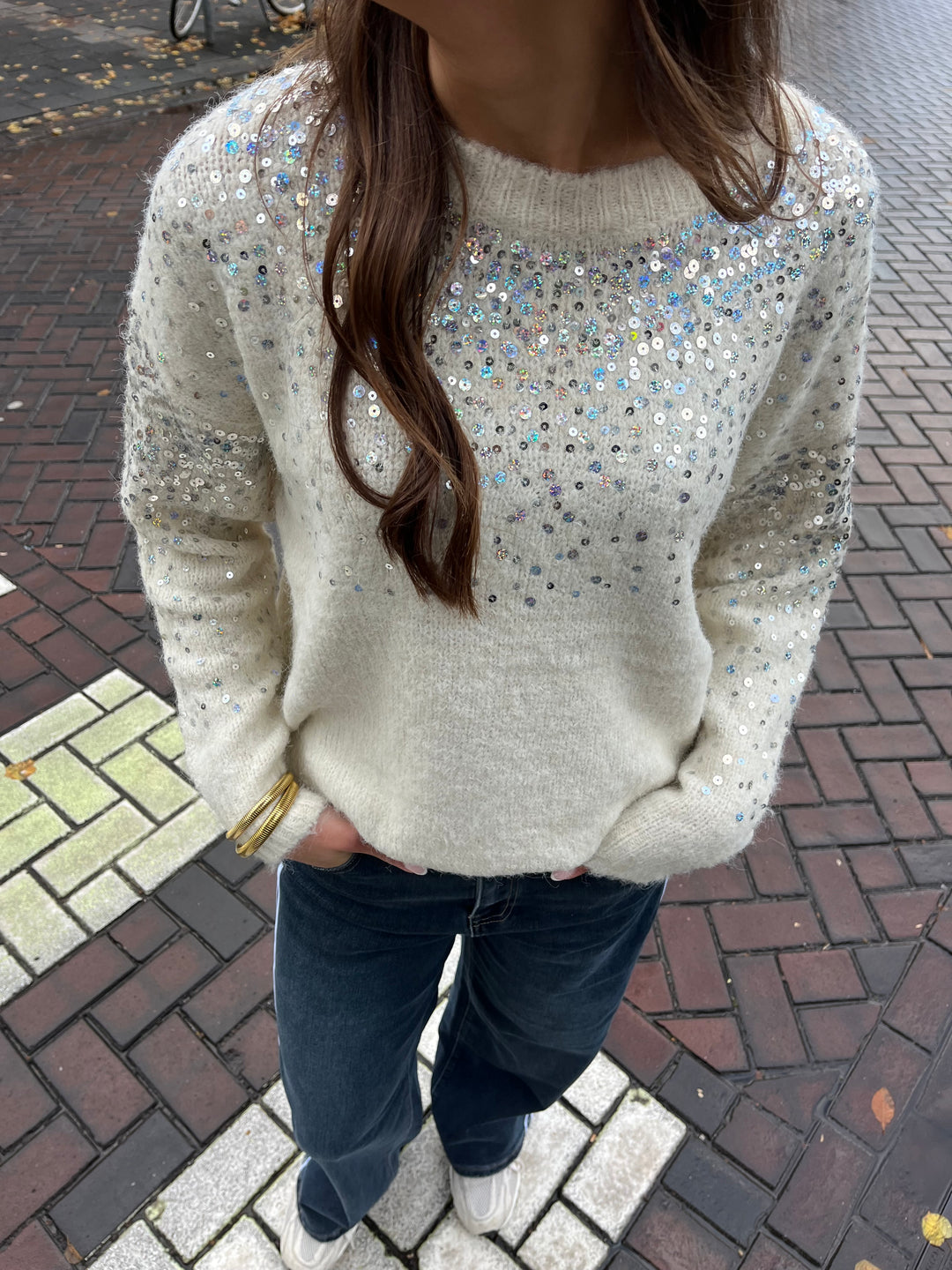 Knitted Sweater Sequin